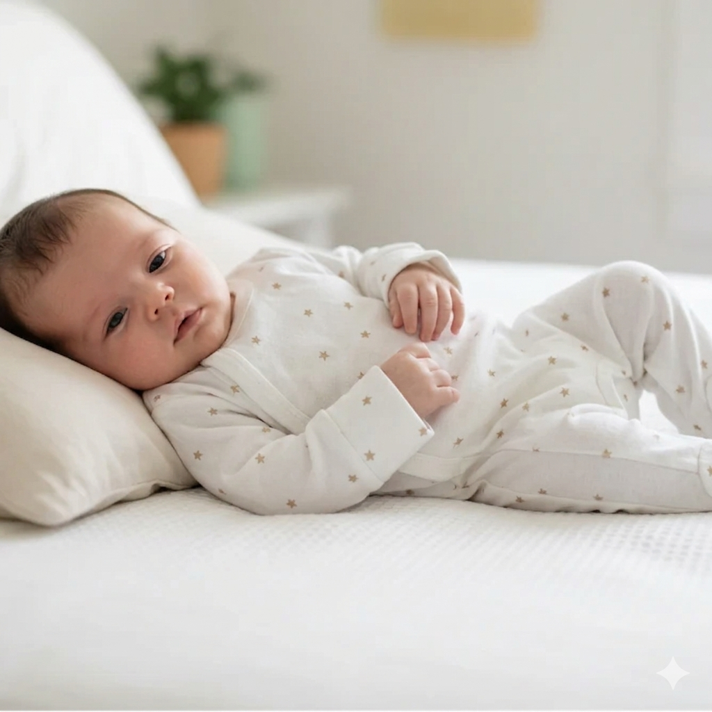 Sleepsuit Zipper - Brown Stars