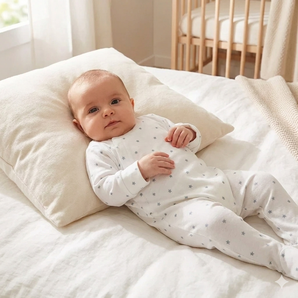 Sleepsuit Zipper - Grey Stars